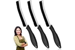 Spazzola Pulizia Fessure - 3 pezzi Spazzole Per Pulire Multiuso Efficaci - Spazzola Per Pulire Doccia Pavimenti Piastrelle - Spazzola per Fughe, Spazzole per Pulire le Fughe - Gicctyble