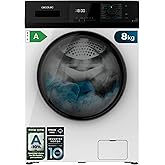 Cecotec Lavadora de Carga Frontal Bolero Dresscode 8411 Inverter, 1900W, 1400rpm, 8 kg, 16 programas, Motor Inverter Plus, Cl