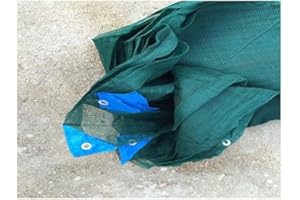 YOEYANG Netz 4 x 8 – 90 g/m² für Olivenpflücker, doppelter Netz, schwere Art