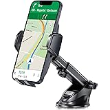 VoJoPi Porta Cellulare Auto, 360° Girevole Braccio Retrattile Supporto Telefono, con Ventosa, Universale per Cruscotto e Para