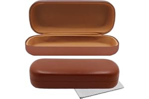 Olicky Twarde etui na okulary, Softtouch skóra PU, dostarczane ze ściereczką z mikrofibry do czyszczenia, do okularów przeciwsłonecznych, do czytania w podróży