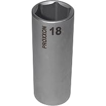 PROXXON Tiefbett-Steckschlüsseleinsatz 22 Mm – Robust, Langlebig Für 3/8' Antrieb