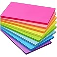 Winner Aura Sticky Notes 3x5 inch Bright Colors Self-Stick Pads 8 Packs 400 Sheets