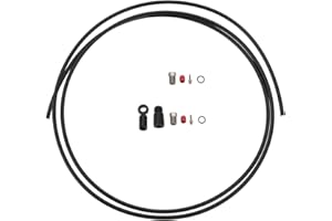 Briny River Kit de Flexibles de Frein pour Vélo 1 Ensemble avec Aiguille à Huile Et Olive de Rechange Compatible avec SRAM Flat Mount HRD Red Force Apex Les Vélos Longueur de 2 Mètres
