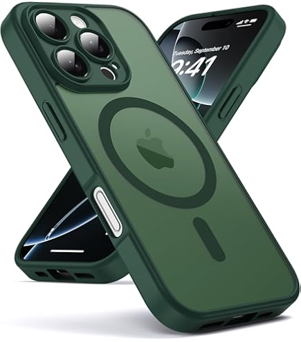 Helssitot MagSafe Handyhülle Für IPhone 16 Pro - Transparent Mit Sichtschutz Folien