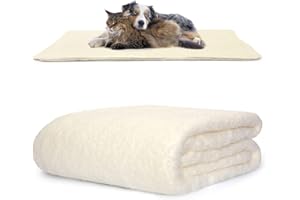 Snug Rug Couvertures pour animaux – Couverture Sherpa en polaire douce et chaude pour chiens et chats – Couvre-lit lavable pour canapé, siège de voiture, lit