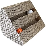 Katzen Kratz Spielzeug, Chenci Katzenspielzeug Kratzmöbel Kratzmatte Kratzbaum kratzbretter aus Wellpappe handgefertigt, Ideal Scratching Beschäftigung Post Scratch Toys für Haustier Pet Häschen