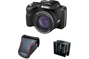 KODAK Pixpro Astro Zoom AZ426 - Digitale Bridge-Kamera, 42X optischer Zoom, 24-mm-Weitwinkel, 20 Megapixel, 3-Zoll-LCD, Full HD 1080p Video, Li-Ionen-Batterie - Schwarz