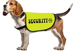 ZUO BAO Funny Security Dog Jacket Security Dog Slogan Vest Social Distancing Gift Security Guard Dog Shirt Tactical Security Gift (SECURITY-Medium)