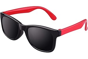 CGID caoutchouc flexible enfants lunettes de soleil polarisées pour bébé et enfants 3-6 ans, K25