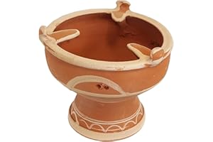 Casa Moro Marokkanische Holzkohle Stövchen Majmar Ø 30 x Höhe 25cm für Tajines Böden Ø 24-27cm | Kunsthandwerk aus Marrakesch | TA7120
