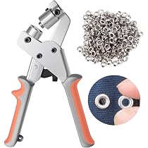 3 Pcs Punching Pliers Set Heavy Duty Grommet Tool Kit Eyelet Buttons