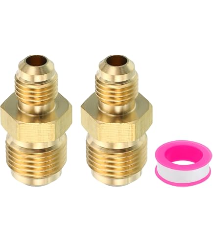 Raccordo Riduttore Ottone Uxcell Da 1/4NPT A 1/4PT - Femmina/Maschio - Nuovo - Foto 3