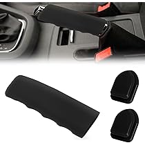 JNNJ Couverture De Frein à Main De Voiture, Décoration Housse Frein à Main, Style Universel De Voiture Protecteur Frein à Main Couverture, Accessoires Décoration Intérieure Voiture (Argent