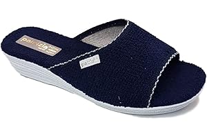 PATRIZIA AZZI Sandalo Donna Ciabatta Mare Piscina Spa in Spugna 100% Art. 184 (35 EU, Laguna)