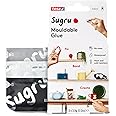 Sugru By Tesa - Moldable Multi-Purpose Glue For Creative Fixing And Making, Black, White And Gray, 3 Piece