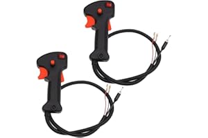YINETTECH 2 Pz Strimmer Maniglia Cavo Interruttore Decespugliatore Cavo di Innesco Dell'acceleratore per Strimmer Trimmer Decespugliatore Attrezzi da Giardinaggio Accessori