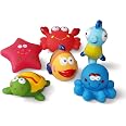 Giocattoli Da Bagno 38 Pezzi Per Bambini 1-5 Anni - Animali Galleggianti, Retino, Libro - Per Piscina E Vasca