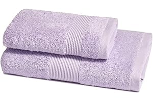 ZUCCHI SOLO TUO Zucchi Nuovo Solo Tuo Set 1+1 Asciugamano Viso più Asciugamano ospite in Spugna Puro Cotone Pettinato da 560gr/metro Quadro, MIRTO 1835