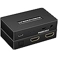 Azonee HDMI Audio Extractor, , 1080P HDMI to HDMI with Optical Toslink SPDIF + 3.5mm Audio Out, Audio Converter Adapter Compatible with PS4, Fire Stick, Blu-Ray Player