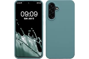 kwmobile Hülle kompatibel mit Samsung Galaxy A56 5G Hülle - Silikon Handy Case - Handyhülle weiche Oberfläche - kabelloses Laden - Arctic Night