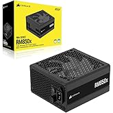 CORSAIR RM850x Low Noise Full Modular ATX Power Unit - ATX 3.1 Compatible - PCIe 5.1 Support - Cybenetics Gold Efficiency -