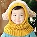 Malloom® 1PC Winter Baby Kids Girls Boys Warm Woolen Coif Hood Scarf Caps Hats (Yellow)