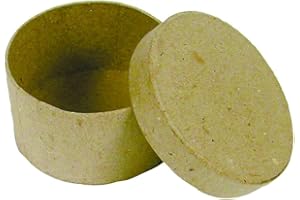 DÉCOPATCH Clairefontaine ES Decopatch – bt500o Kleine Caja redonda de papel Mache