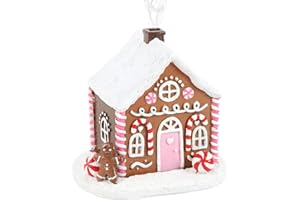 Tech Island Incense Holder, Cone Burner, Incense Burner Ceramic Gingerbread House, Aromatherapy Diffuser, Essential Cone Diffusers For Home, Room Décor(Sugarplum)