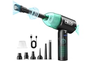 MECO ELEVERDE MECO 4 en 1 Soplador y Aspirador de Aire Inalámbrico, Más Fuerte 3 Velocidades 90000RPM/12000PA, 2H Carga Rápida Tipo C