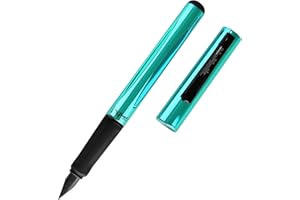 ‎MCNEILL McNeill - Ghost Pen – radierbarer Füllhalter für Schule & Alltag | Für Rechts- & Linkshänder | Thermisch radierbare Tinte, ergonomisch, nachfüllbar (metallic türkis)