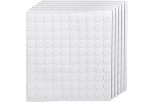 FIXCHORD Punti Adesivi Bifacciali, 600 Punti Colla Acrilica Trasparente, Punti Adesivi Impermeabili, Mastice Rotondo Rimovibile Senza Traccia Per Feste Di Compleanno, Matrimoni, Decorazioni 15mm