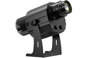 AHWZ 50W LED Logo GOBO-Projektor Einschließlich Freier Farbverlauf Benutzerdefinierte Glas GOBO, Um Projektbild Innen,Schwarz