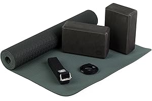 Bodhi - Kit Yoga Complet pour débutants Flow avec Tapis de Yoga, Brique et Sangle