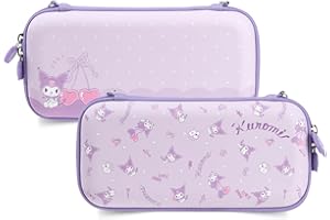 Kuitmor Custodia Trasporto Slim Compatibile con Switch/Switch OLED, Custodia Protettiva Rigida Portatile da Viaggio per Console Switch e Accessori - Candy Party