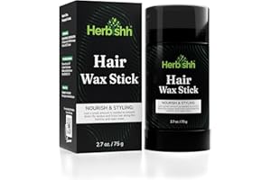 Herbishh Hair Wax Stick For Women & Men - Nourish & Styling Slick Wax Stick for Hair Smoothing, Flyaway, Controls Frizzy Hair, Perfect for Hairline and Nape Area, Pomade Stick for Hair Fly Away 2.7 OZ