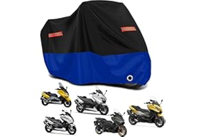 Rebeca Shop Telo Coprimoto Oxford 210D Impermeabile Compatibile per T-Max 500 530 560 2XL Scooter Moto Motociclo Motorino.