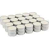 40 Tealight Profumate Candele Bianco Profumate Piccole Lumini - Candele Profumate Cocco