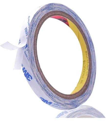 Le Sided Tape, Adhesive Sticky Tapes For DIY, 25m Long Double Sided Sticky Tape For Cards & Boxes, Double Sided Tape Craft For Wallpaper