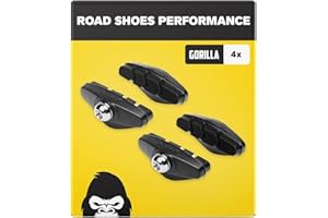 ALPHATRAIL Zapatas Freno Carretera 2 Par 50mm I para Shimano, SRAM, Cane Creek, TRP etc I Alto Rendimiento I Durable & Ajuste Pastillas de Freno Bicicleta Carretera