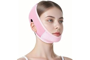 AONAT V Gesichtsmasken,Wiederverwendbare V-Linienmaske gegen Doppelkinn,Atmungsaktive Lifting-Maske & Gesichts-Schlankheitsgurt für V-förmiges Kinn