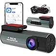 AllExtreme X5 Car Dash Camera 2MP FHD 1080P 140˚Wide Angle Night Vision Cam WiFi App Connectivity with Emergency Recording &