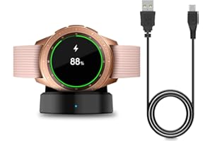YUANHOT Charger Dock Compatible with Samsung Galaxy Watch 42mm/46mm, Upgraded Charging Cradle Compatible with Galaxy Watch SM-R800/R810/R815 Smart Watch Charger (Not Compatible with Active)