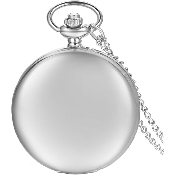 Vegena Lot De 2 Montres De Poche Vintage à Quartz Avec Chaîne - Montre Gousset Homme Femme (Blanc, Vert)