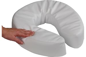 NRS Healthcare mjuk vadderad upphöjd toalettsits 100 mm