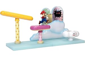 Nintendo Super Mario playset - clouds world - incl. 6 cm Mario figure, colorful
