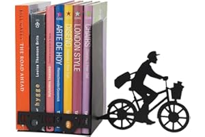 Balvi Bookend Postman Black colour Decorative Metal