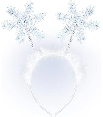 Lurrose 2 Stück Weihnachts-Stirnbänder Schneefloc Produktbild-Vorschau 7