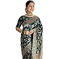 Sugathari Women's Pure Kanjivaram Silk Saree Banarasi Silk Saree With Blouse Piece (SAM PARI S-7)