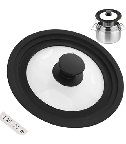 Baumalu 383713 - Coperchio in Vetro con Cerchio in Acciaio Inox